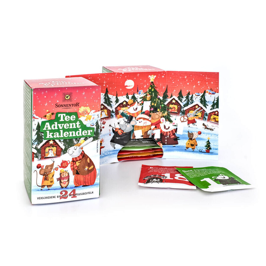 Set Sonnentor, Tee und Tees für den Adventskalender, 37,5 g