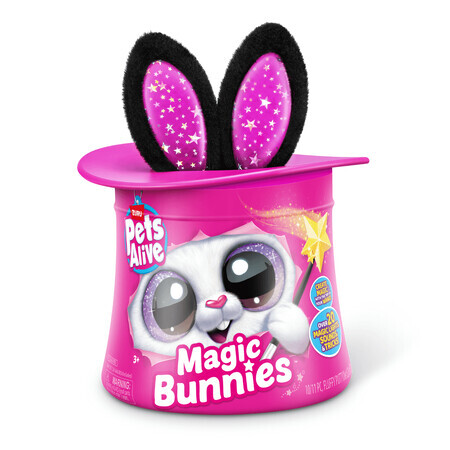 Peluche interactive The Magician Bunny, +3 ans, différents modèles, Pets Alive