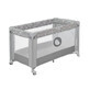 Lettino pieghevole 2 in 1 Stefi, 120x60 cm, Grigio, Lionelo