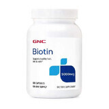 Biotin 5000 mcg (289413), 120 capsules, GNC