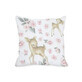 Cuscino classico per dormire con rivestimento sfoderabile con cerniera, Sweet Deer Pink, 40x40 cm, MimiNu