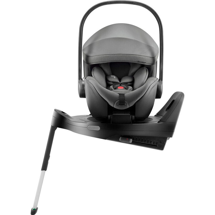 Seggiolino auto Baby Safe Pro con base Isofix Vario 5Z inclusa, 40 - 85 cm, Grigio Minerale, Britax