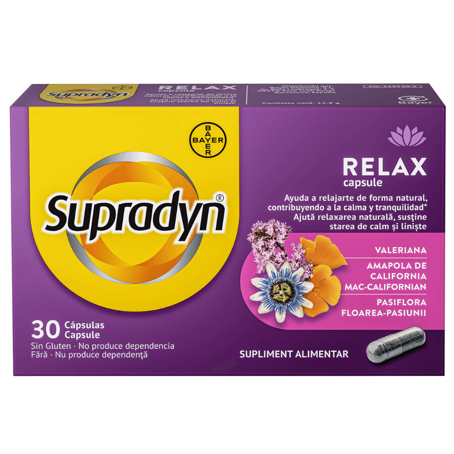 Supradyn Relax, 30 capsule, Bayer