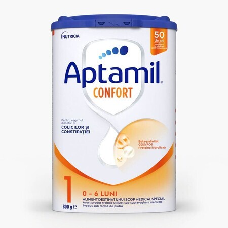 Aptamil Confort 1, 0-6 mesi, 800 g, Nutricia