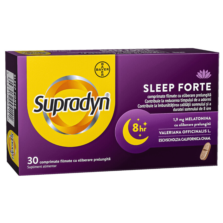 Supradyn Sueño Forte, 30 comprimidos recubiertos con película, Bayer