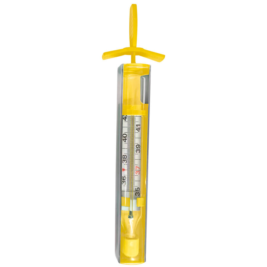 Pempa T80, mercury-free glass thermometer with magnifier