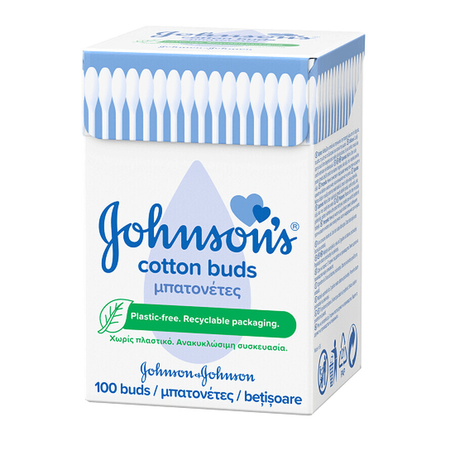 Johnson's Baby Cotton Fioc, 100 bastoncini