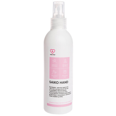 Saiko Hand, disinfettante per mani e pelle, 250 ml