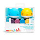 Set Munchkin Colour Buddies, palline idratanti per il bagno, 20 pezzi + giocattoli dispenser, 2 pezzi