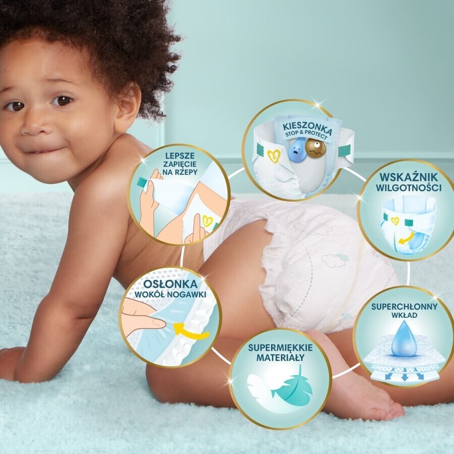 Pampers Premium Care, diapers, size 7, 15+ kg, 108 pcs