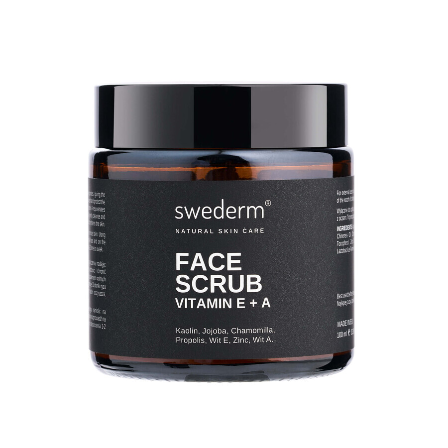 Swederm Gezichtsscrub Vitamine E + A, 100 ml