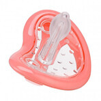 Curaprox Baby, sucette, silicone, corail, taille 2, 18-36 mois, 1 pc