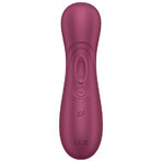 Satisfyer Pro 2 Generation 3 Connect App, masseur clitoridien vibrant sans contact contrôlé par application, rouge