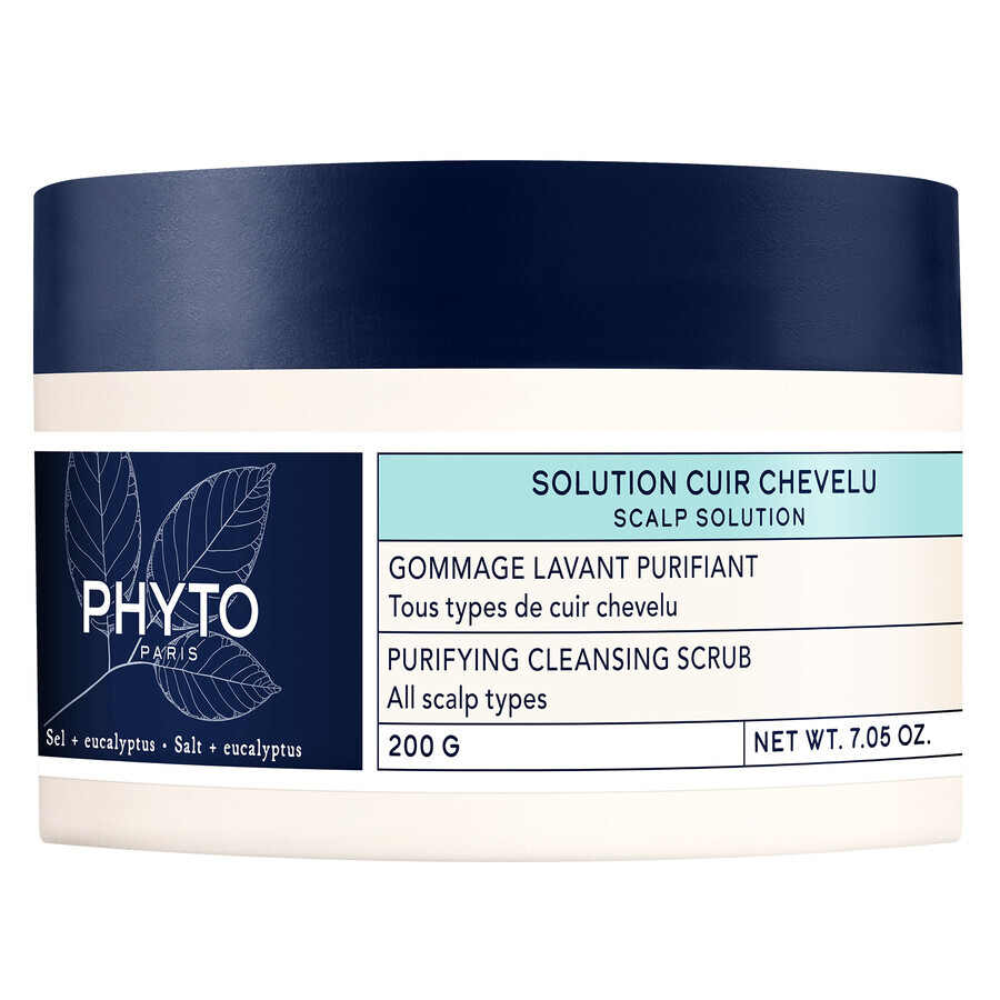 Phyto Scalp Solution, scrub pentru scalp, 200 g