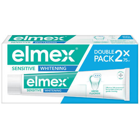 Elmex Dentifricio Sbiancante Sensitive 2 x 75 ml