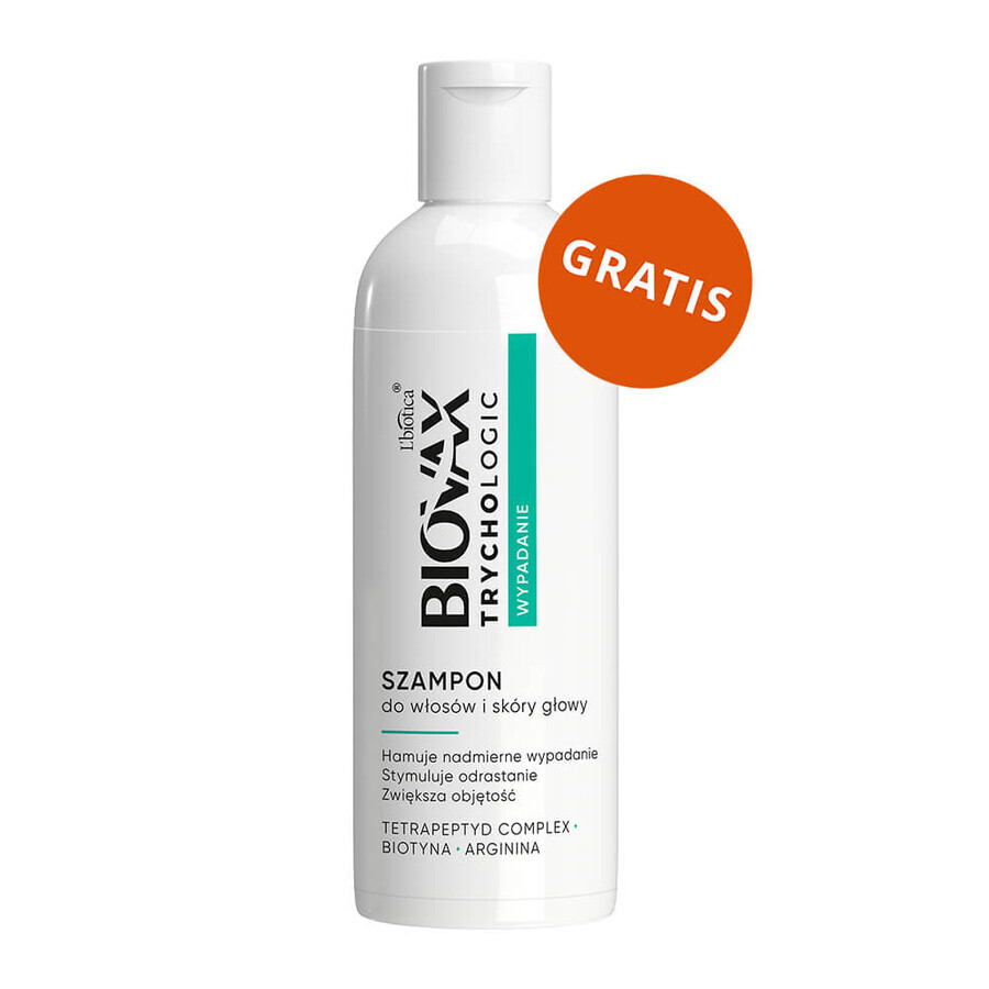 Biovax Trychologic Prolaps, siero per il cuoio capelluto, 50 ml + shampoo per capelli e cuoio capelluto, 50 ml in omaggio