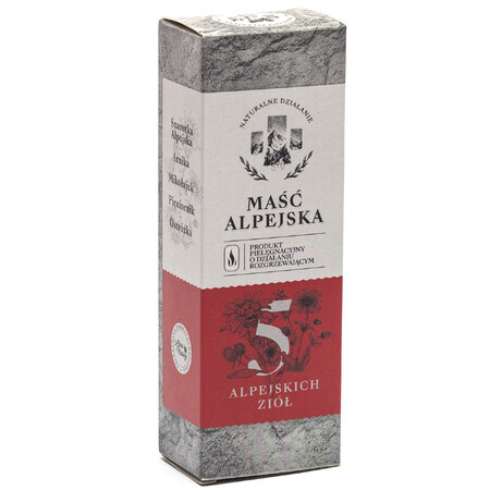 Unguento alpino, potente riscaldante, 100 ml