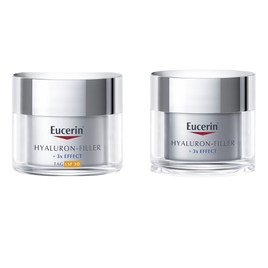 Eucerin Hyaluron-Filler Set, Tagescreme 50 ml + Nachtcreme 50 ml