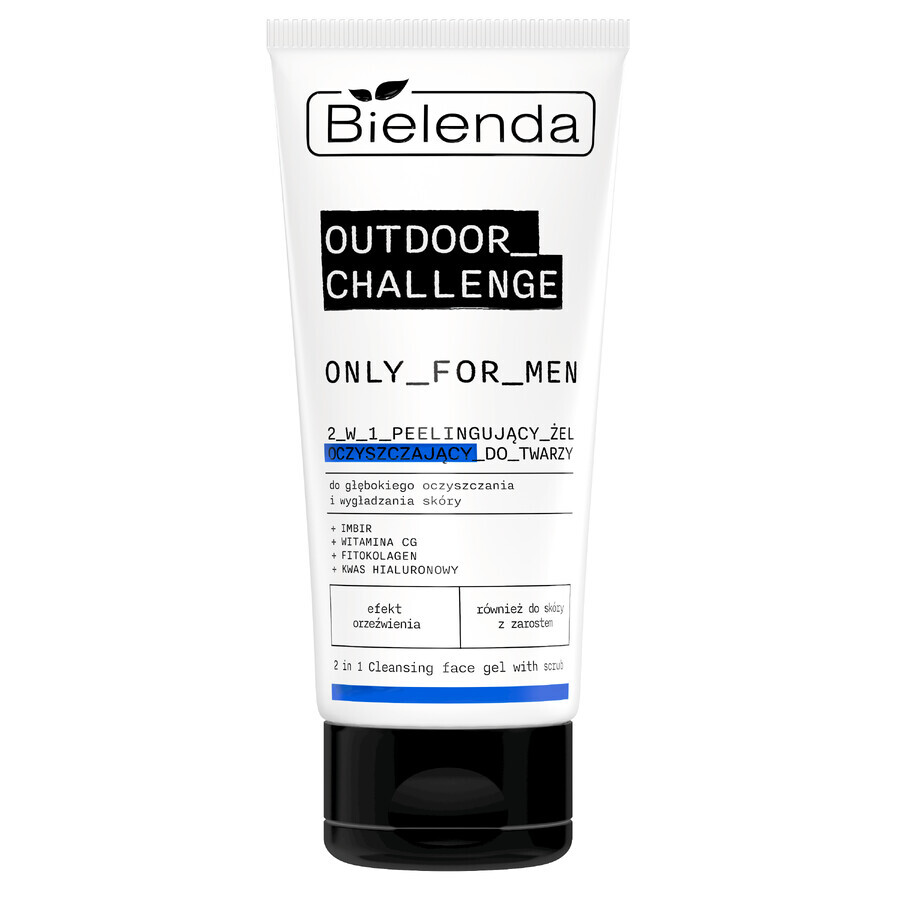 Bielenda Only for Men Outdoor Challenge gel peeling viso 150 ml