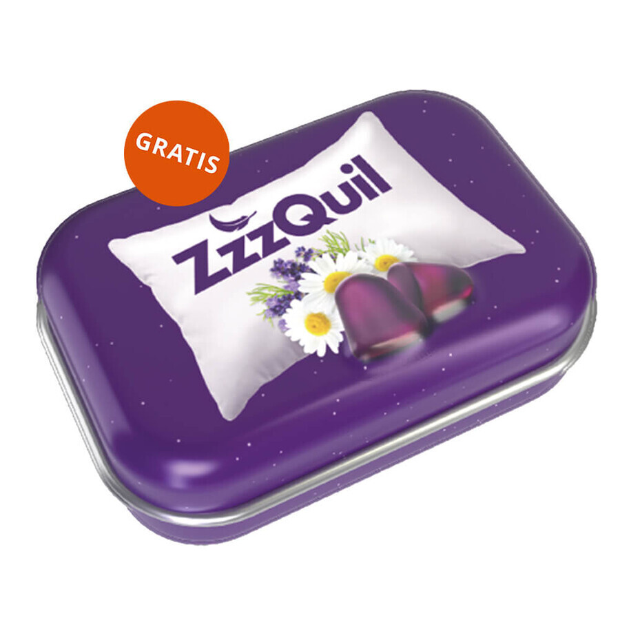 ZzzQuil Nature, gelatine, 60 pezzi + scatola da viaggio gratuita per gelatine