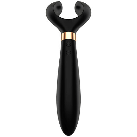 Satisfyer Endless Fun, vibratore multifunzione, nero