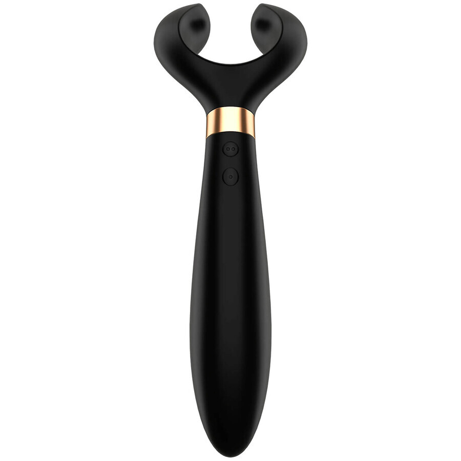 Satisfyer Endless Fun, vibratore multifunzione, nero