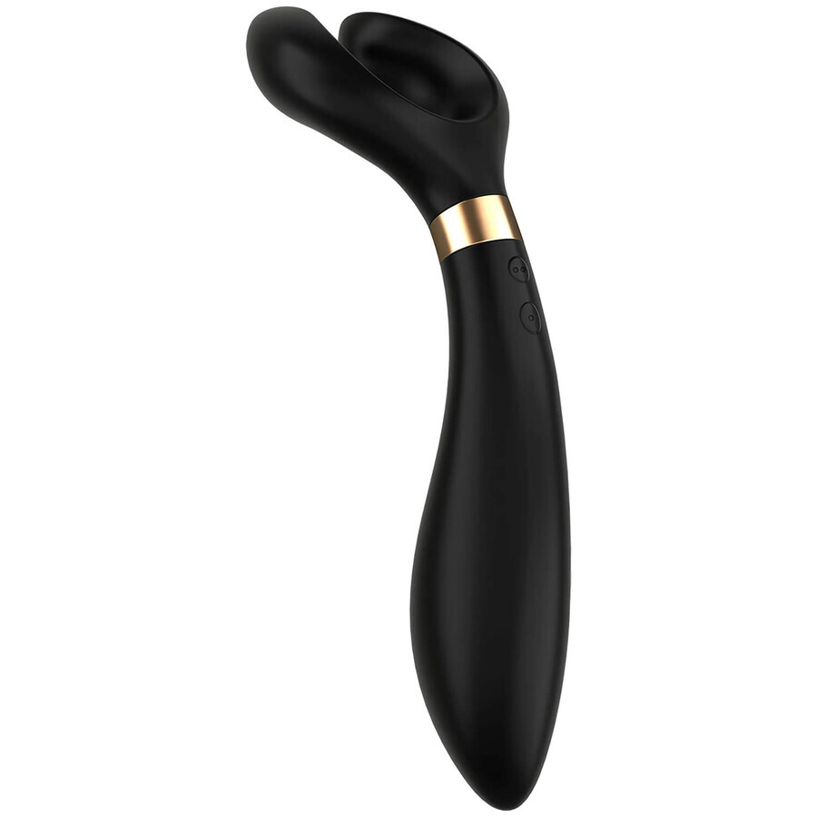 Satisfyer Endless Fun, vibratore multifunzione, nero