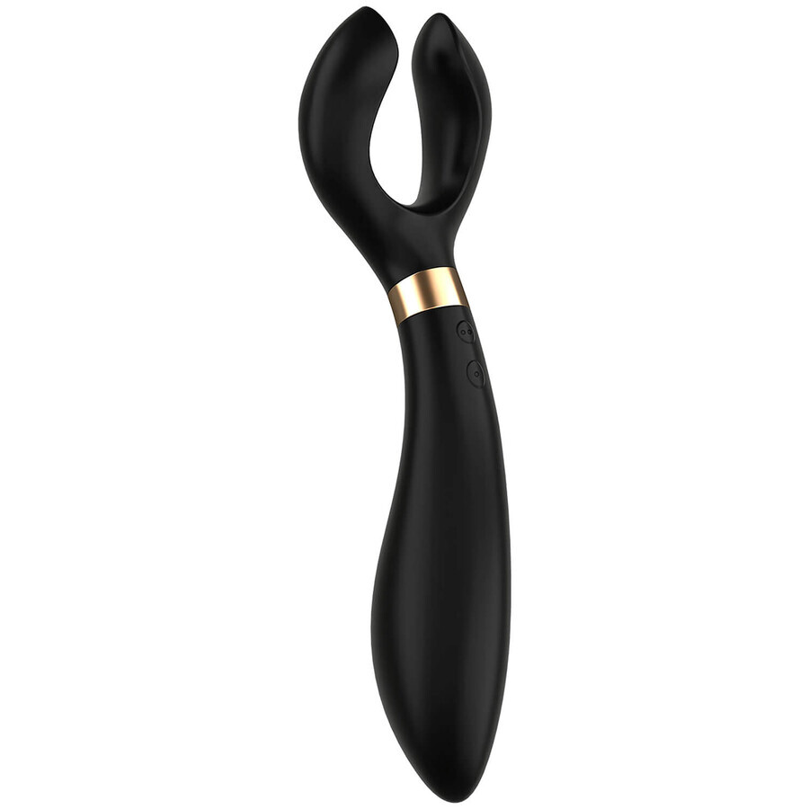 Satisfyer Endless Fun, vibratore multifunzione, nero