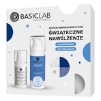 BasicLab Christmas Hydration Set, eye cream 15 ml + face cream 50 ml