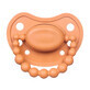 Luu Kids, ciuccio, posizionamento, in silicone, Pumpkin Spice, 3-6 mesi, 1 pz.