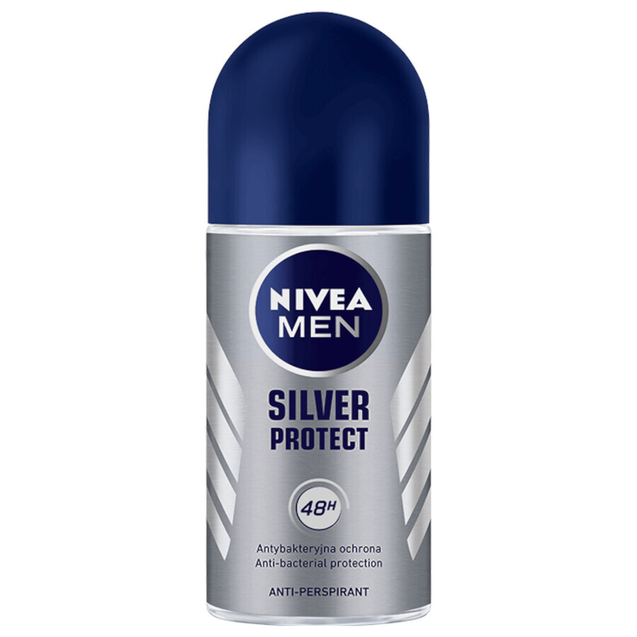 Nivea Men Silver Control kit, aftershave balsem 100 ml + douchegel 250 ml + anti-transpirant roll-on 50 ml + gratis make-up kit