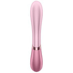 Satisfyer Hot Lover, vibratore coniglietto riscaldato, controllato tramite app, rosa