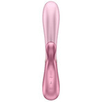 Satisfyer Hot Lover, vibratore coniglietto riscaldato, controllato tramite app, rosa