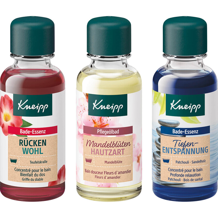 Set di oli da bagno Kneipp preferiti, 3 x 20 ml