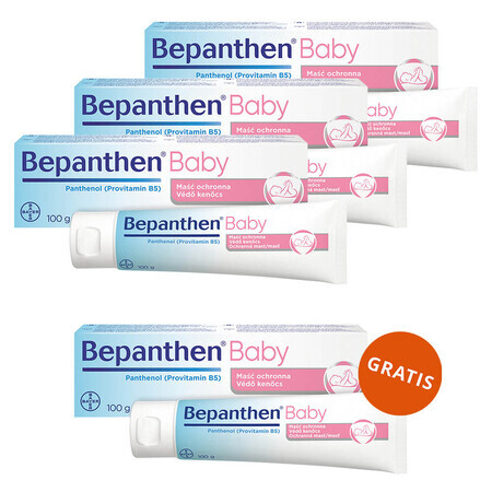 Set Bepanthen Baby, Pomata per eritemi, 3 x 100 g + 100 g in omaggio