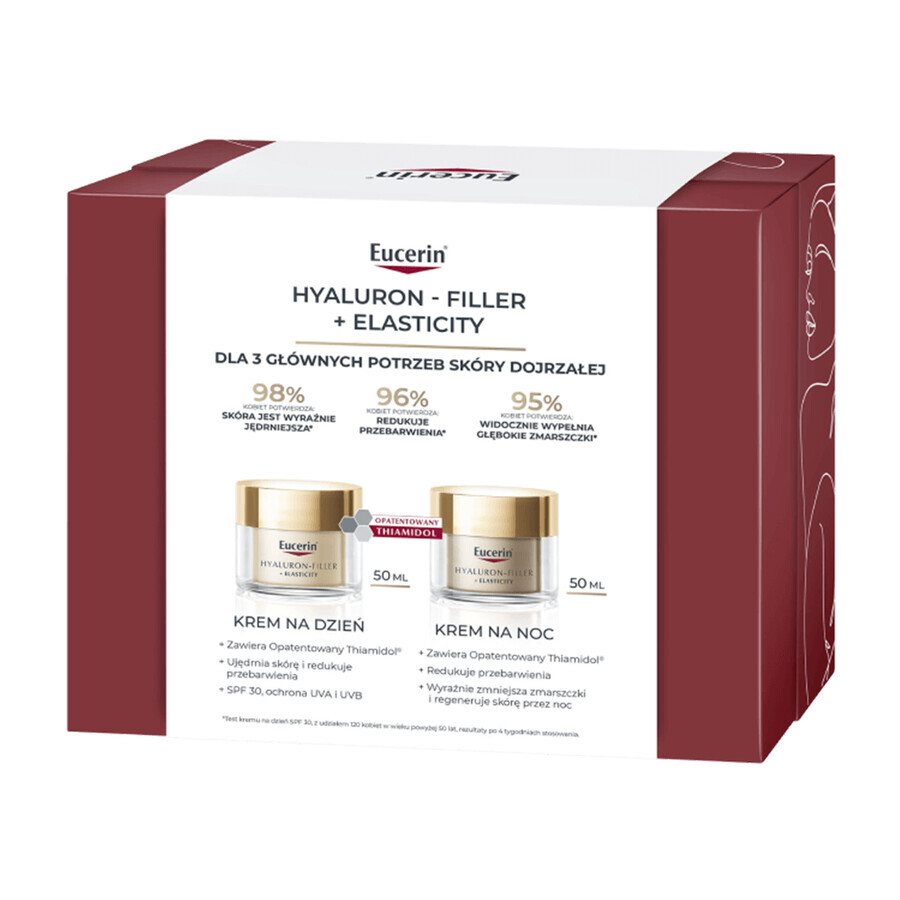 Eucerin Hyaluron-Filler + Set Elasticità, crema giorno 50 ml + crema notte 50 ml