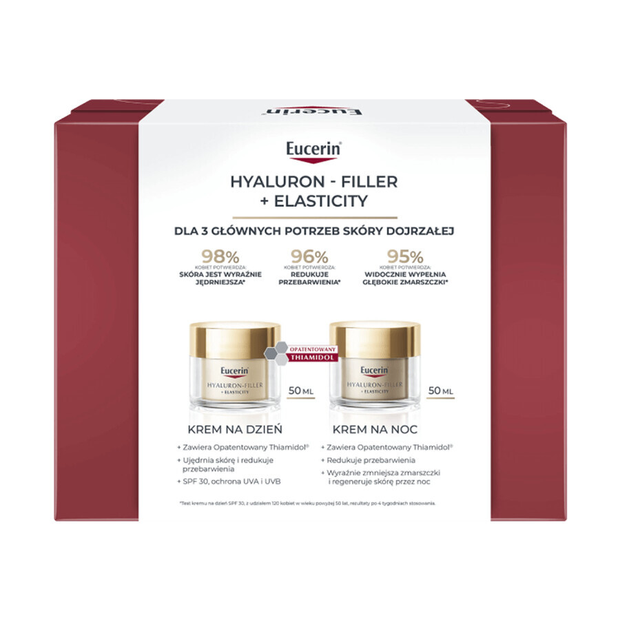 Eucerin Hyaluron-Filler + Set Elasticità, crema giorno 50 ml + crema notte 50 ml