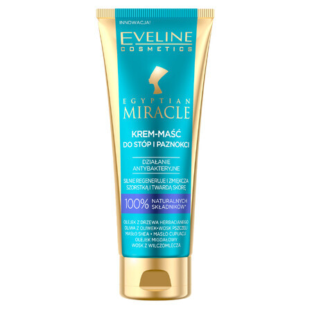 Eveline Cosmetics Egyptian Miracle, unguento-crema per piedi e unghie, 50 ml