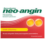 Benzidamina neo-angina 3 mg, al gusto di limone, 20 compresse rigide