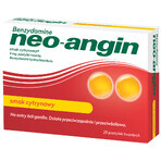 Benzidamina neo-angina 3 mg, al gusto di limone, 20 compresse rigide