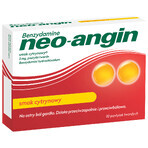 Benzidamina neo-angina 3 mg, al gusto di limone, 20 compresse rigide