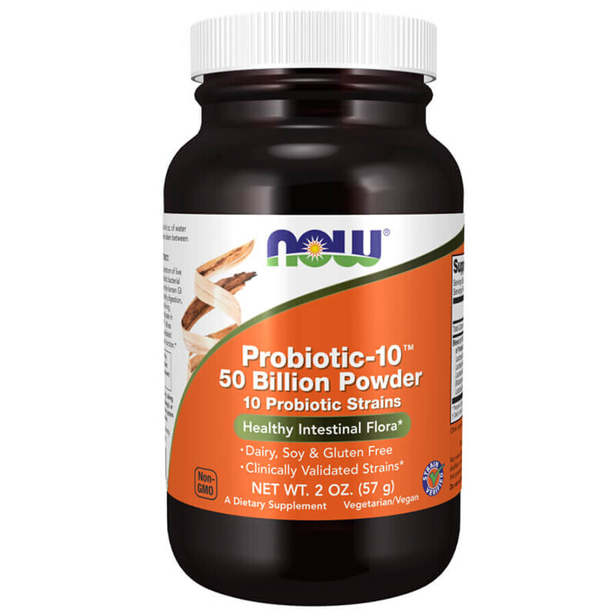 Now Foods Probiotic-10 50 Miliardi 50 Miliardi in polvere, polvere, 57 g