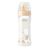 Chicco Original Touch - Biberon 250ml Flusso Regolabile Caucciù Unisex, 1 Pezzo