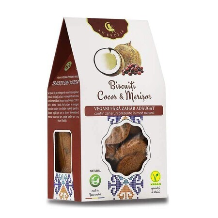 Galletas de coco y arándanos, 150 g, Hiper Ambrozia