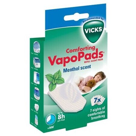 Vicks Vapopads pastiglie al mentolo per umidificatori 7 pz.