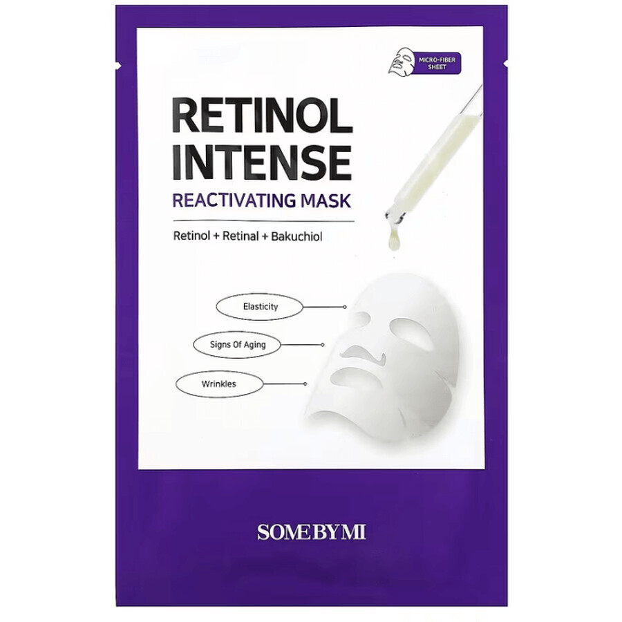 Alcuni de mi Maschera di riattivazione intensa al retinolo, Maschera in fogli al retinolo