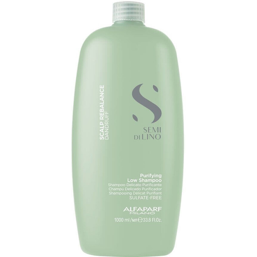 Alfaparf Milano Semi di Lino Shampoo detergente per capelli con forfora secca e grassa 1000 ml