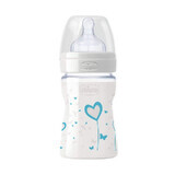 Chicco Biberon Benessere Vetro E Silicone Boy 150ml +0Mesi