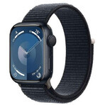 Apple Watch Series 9 GPS 41mm cassa in alluminio con cinturino sportivo, chiuso