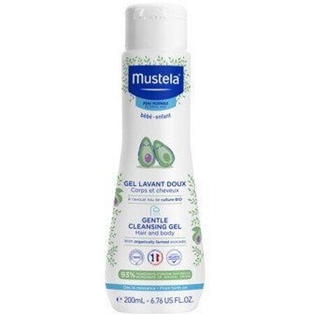 Mustela Gel Limpiador Suave Corporal y Capilar 200 ml